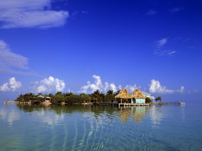 Cayo Espanto Resort, Belize by Michael Defreitas Pricing Limited Edition Print image