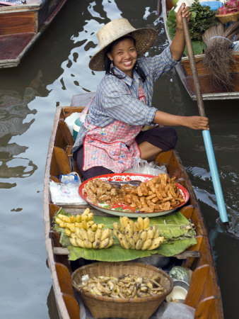 Floating Market, Bangkok, Thailand by Michael Defreitas Pricing Limited Edition Print image