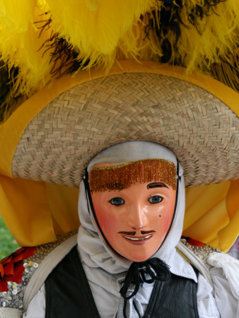 Mexican Dancer W/Yellow Feathers, Santa Barbara by Eloise Patrick Pricing Limited Edition Print image