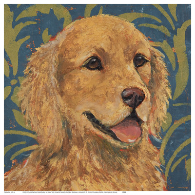 Golden Retriever by K. Tomlin Pricing Limited Edition Print image
