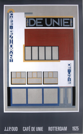 Cafe De Unie, Rotterdam by Jjp Oud Pricing Limited Edition Print image