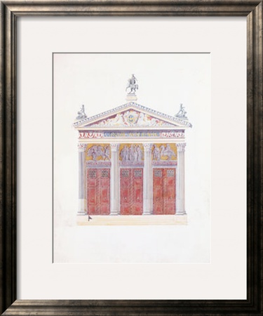 Hittdorff's View Of The National Circus Portico by Jakob Ignaz Hittorff Pricing Limited Edition Print image