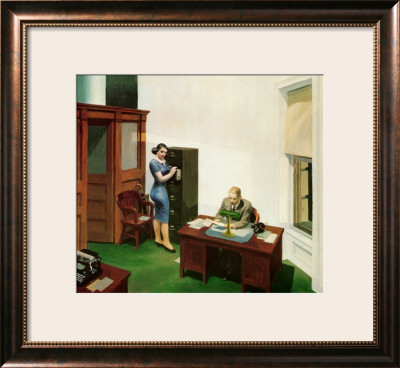 Office At Night by Edward Hopper Pricing Limited Edition Print image