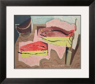 Nature Morte Aux Poissons by Louis Marcoussis Pricing Limited Edition Print image