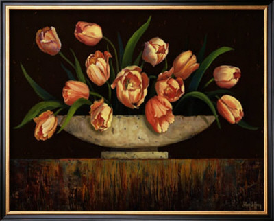 Elegant Tulips by Jillian Jeffrey Pricing Limited Edition Print image