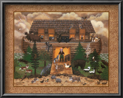 Log Cabin Ark by Carol Robinson Pricing Limited Edition Print image