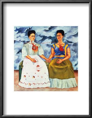 The Two Fridas, C.1939 by Frida Kahlo Pricing Limited Edition Print image