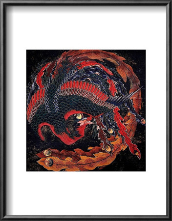 Phoenix (Detail) by Katsushika Hokusai Pricing Limited Edition Print image