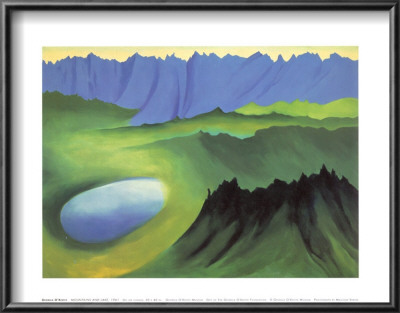 Mountains And Lake by Georgia O'keeffe Pricing Limited Edition Print image