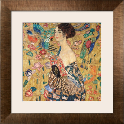 Donna Con Ventaglio by Gustav Klimt Pricing Limited Edition Print image