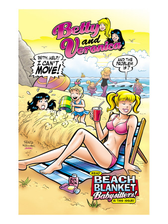 Archie Comics Cover: Betty And Veronica #248 Beach Blanket Babysitters by Jeff Shultz Pricing Limited Edition Print image