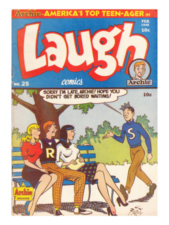 Archie Comics Retro: Laugh Comic Book Cover #25 (Aged) by Al Fagaly Pricing Limited Edition Print image