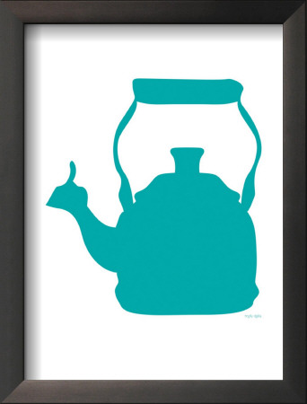 Aqua Tea Kettle by Avalisa Pricing Limited Edition Print image