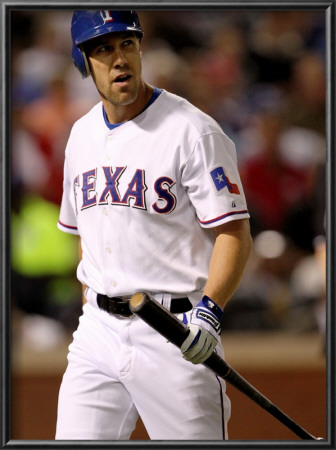 Texas Rangers V. San Francisco Giants, Game 5:  David Murphy by Ronald Martinez Pricing Limited Edition Print image