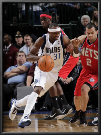 New Jersey Nets V Dallas Mavericks: Jason Terry And Jordan Farmar by Glenn James Pricing Limited Edition Print image