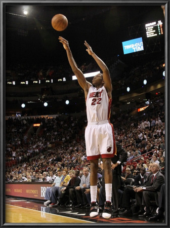 Detroit Pistons V Miami Heat: James Jones by Mike Ehrmann Pricing Limited Edition Print image
