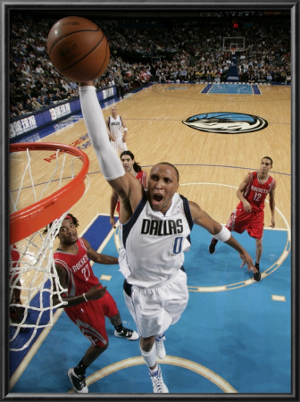 Houston Rockets V Dallas Mavericks: Shawn Marion And Jordan Hill by Glenn James Pricing Limited Edition Print image
