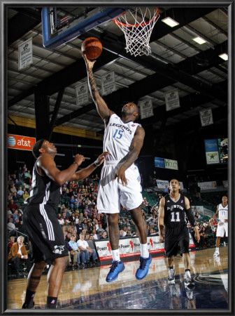 Austin Toros V Texas Legends: Dominique Jones And Michael Joiner by Layne Murdoch Pricing Limited Edition Print image