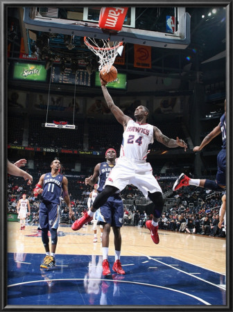 Memphis Grizzlies V Atlanta Hawks: Marvin Williams by Scott Cunningham Pricing Limited Edition Print image