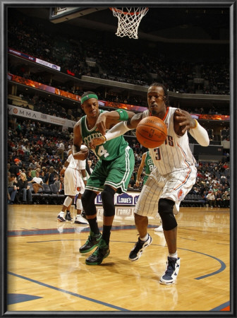 Boston Celtics V Charlotte Bobcats: Paul Pierce And Gerald Wallace by Kent Smith Pricing Limited Edition Print image