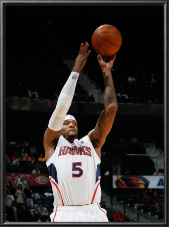 New Jersey Nets V Atlanta Hawks: Josh Smith by Kevin Cox Pricing Limited Edition Print image