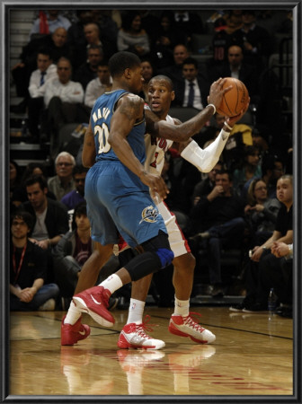 Washington Wizards V Toronto Raptors: Sonny Weems And Cartier Martin by Ron Turenne Pricing Limited Edition Print image