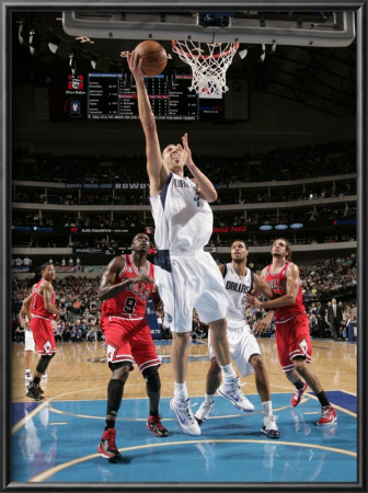 Chicago Bulls V Dallas Mavericks: Dirk Nowitzki And Luol Deng by Danny Bollinger Pricing Limited Edition Print image