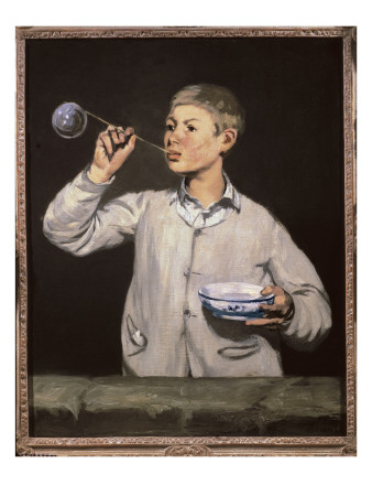 Boy Blowing Bubbles by Edouard Manet Pricing Limited Edition Print image