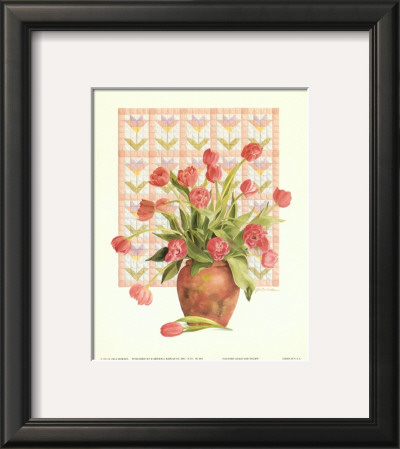 Country Quilt & Tulips by Gloria Eriksen Pricing Limited Edition Print image
