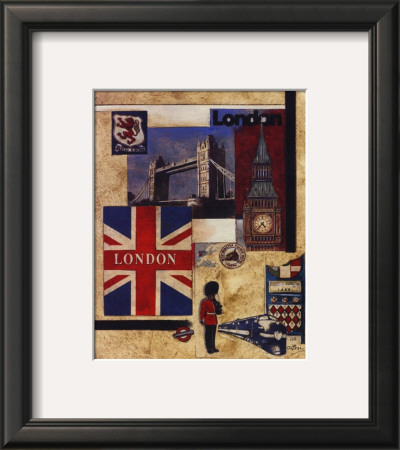 London Collage by Susan Osborne Pricing Limited Edition Print image