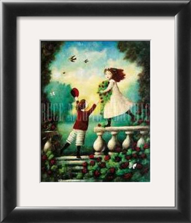 Children Playing Garland by Mary Mackey Pricing Limited Edition Print image