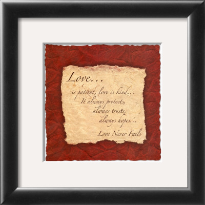 Love Is Patient by Smith-Haynes Pricing Limited Edition Print image