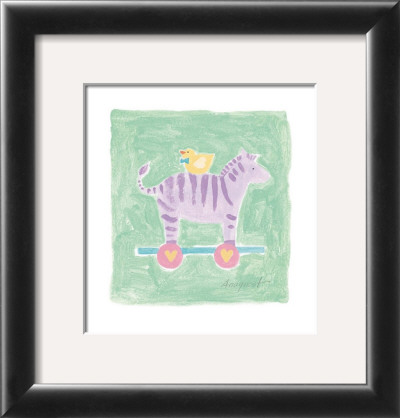 Zebra Toy by Karen Anagnost Pricing Limited Edition Print image