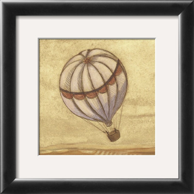 Tan Hot Air Balloon by Jose Gomez Pricing Limited Edition Print image