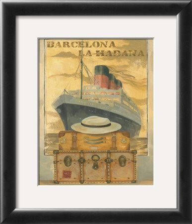 Ship, Barcelona And La Habana by Mar Alonso Pricing Limited Edition Print image