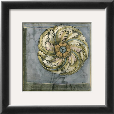 Rosette And Damask Iii by Jennifer Goldberger Pricing Limited Edition Print image