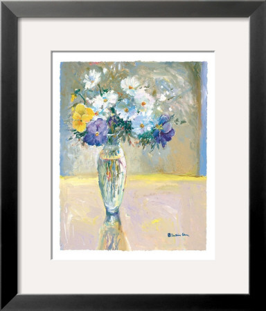 Daisies And Pansies, A Loose Bond by Christine Cohen Pricing Limited Edition Print image
