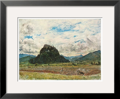 Castle Hochosterwitz In Carinthia by Rudolph Von Alt Pricing Limited Edition Print image