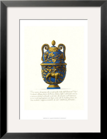 Blue Urn Ii by Giovanni Battista Piranesi Pricing Limited Edition Print image