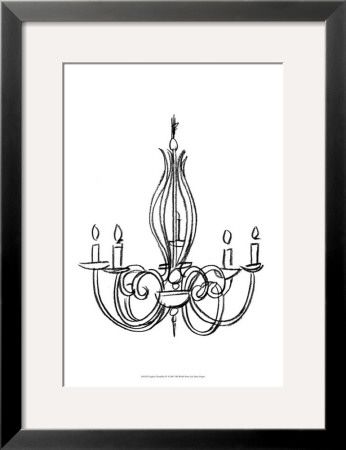Graphic Chandelier Iv by Ethan Harper Pricing Limited Edition Print image