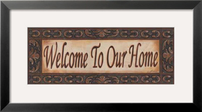 Welcome To Our Home by Grace Pullen Pricing Limited Edition Print image