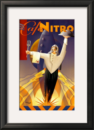 Cafe Nitro by Michael L. Kungl Pricing Limited Edition Print image