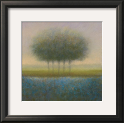 Blue Group Of Trees by Hans Dolieslager Pricing Limited Edition Print image