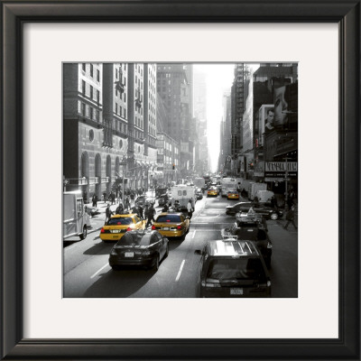 Sunset On Broadway, New York by Dominique Obadia Pricing Limited Edition Print image