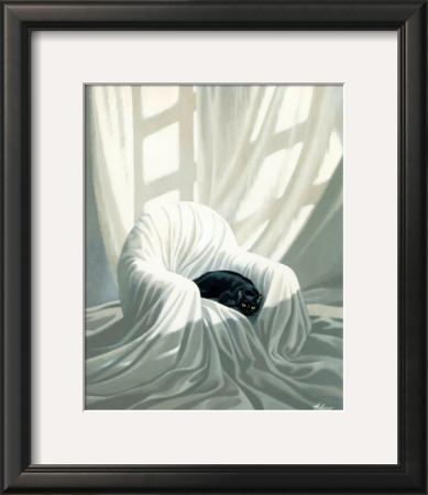 Black Cat by Claude Theberge Pricing Limited Edition Print image