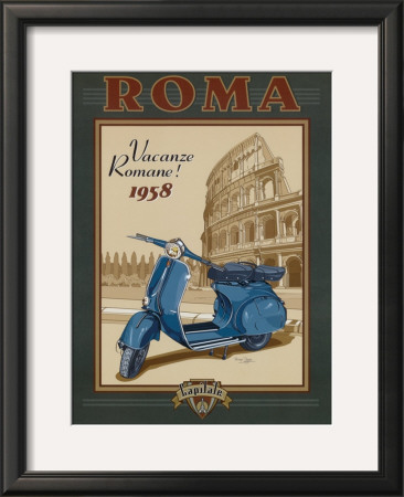 Roma Scooter by Bruno Pozzo Pricing Limited Edition Print image