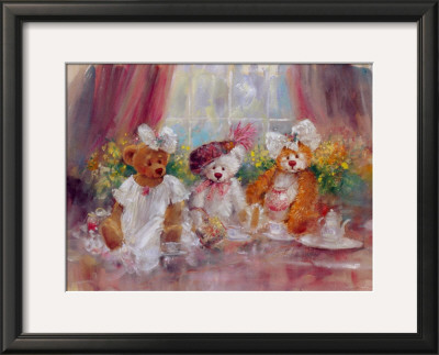 Teddy Bear Tea Party by Stewart Sherwood Pricing Limited Edition Print image