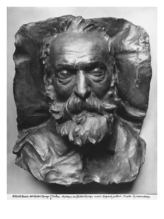 Death Mask Of Victor Hugo, 1885 by Aime Jules Dalou Pricing Limited Edition Print image