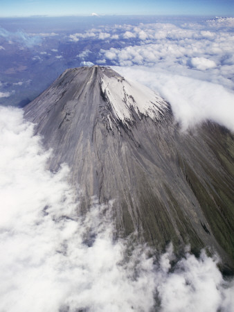 Aerial View Of Summit Cone Of Sangay, Dormant Volcano, Ecuador by Doug Allan Pricing Limited Edition Print image