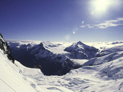 Snowy Mountain Top, New Zealand by Michael Brown Pricing Limited Edition Print image